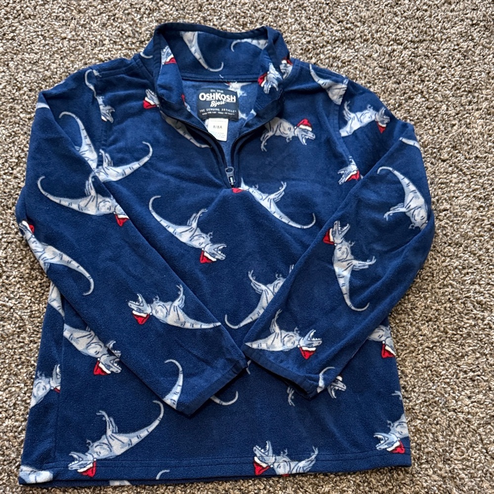 OshKosh B'gosh Navy Dinosaur Fleece